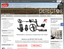 Tablet Screenshot of detectorplaza.nl